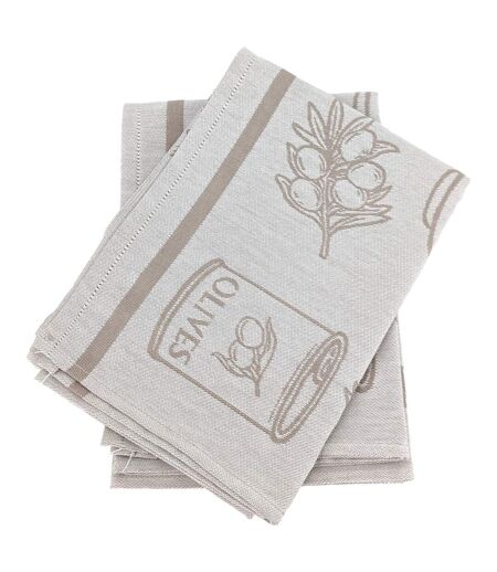 Torchon de cuisine toile collection EVOO