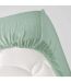 Drap Housse en Gaze de Coton Angelia 140x190cm Vert Sauge-2