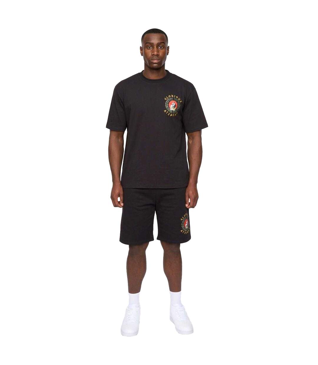 T-shirt Ceazar Homme Noir Glorious Gangsta-1