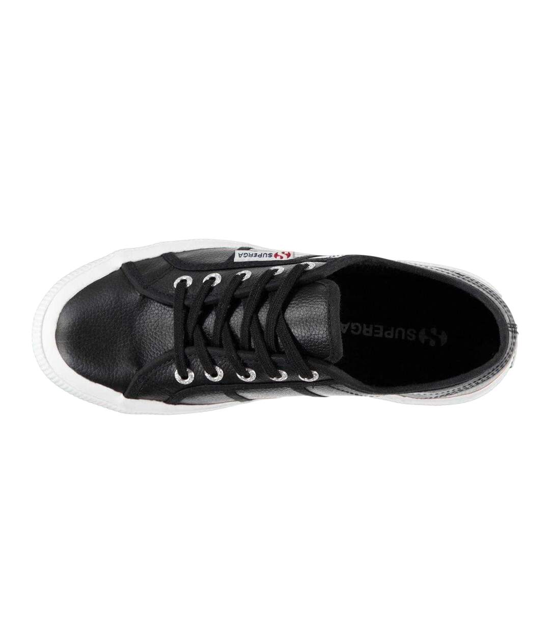Baskets Femme Noir Blanc Superga-4