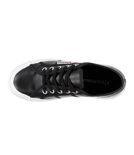 Baskets Femme Noir Blanc Superga