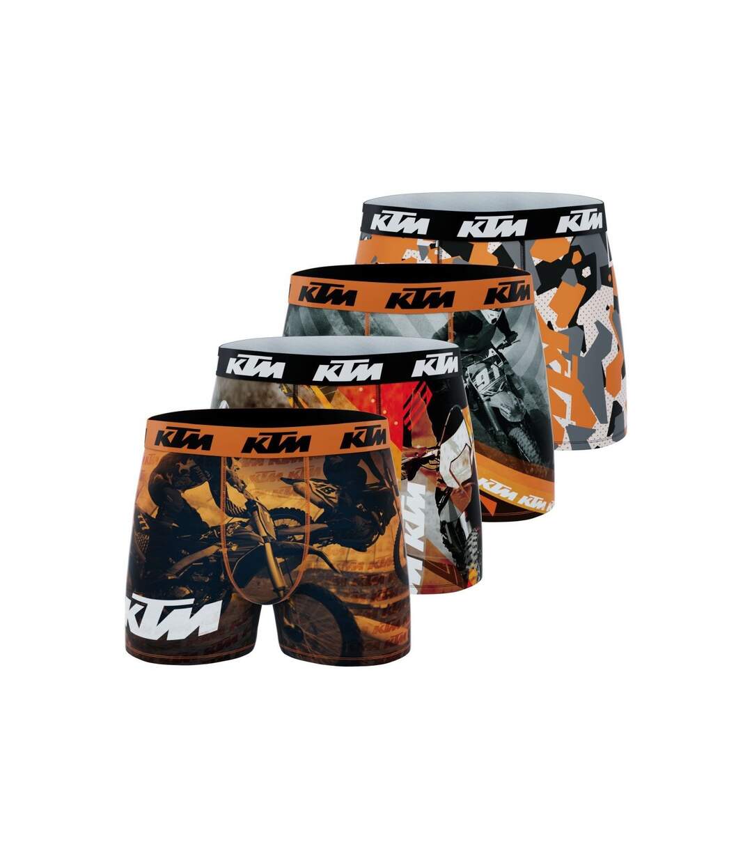 Lot de 4 boxers homme Ktm Imprimé Ktm-1