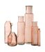 Vase Anse en Verre Bouteille 25cm Rose-3