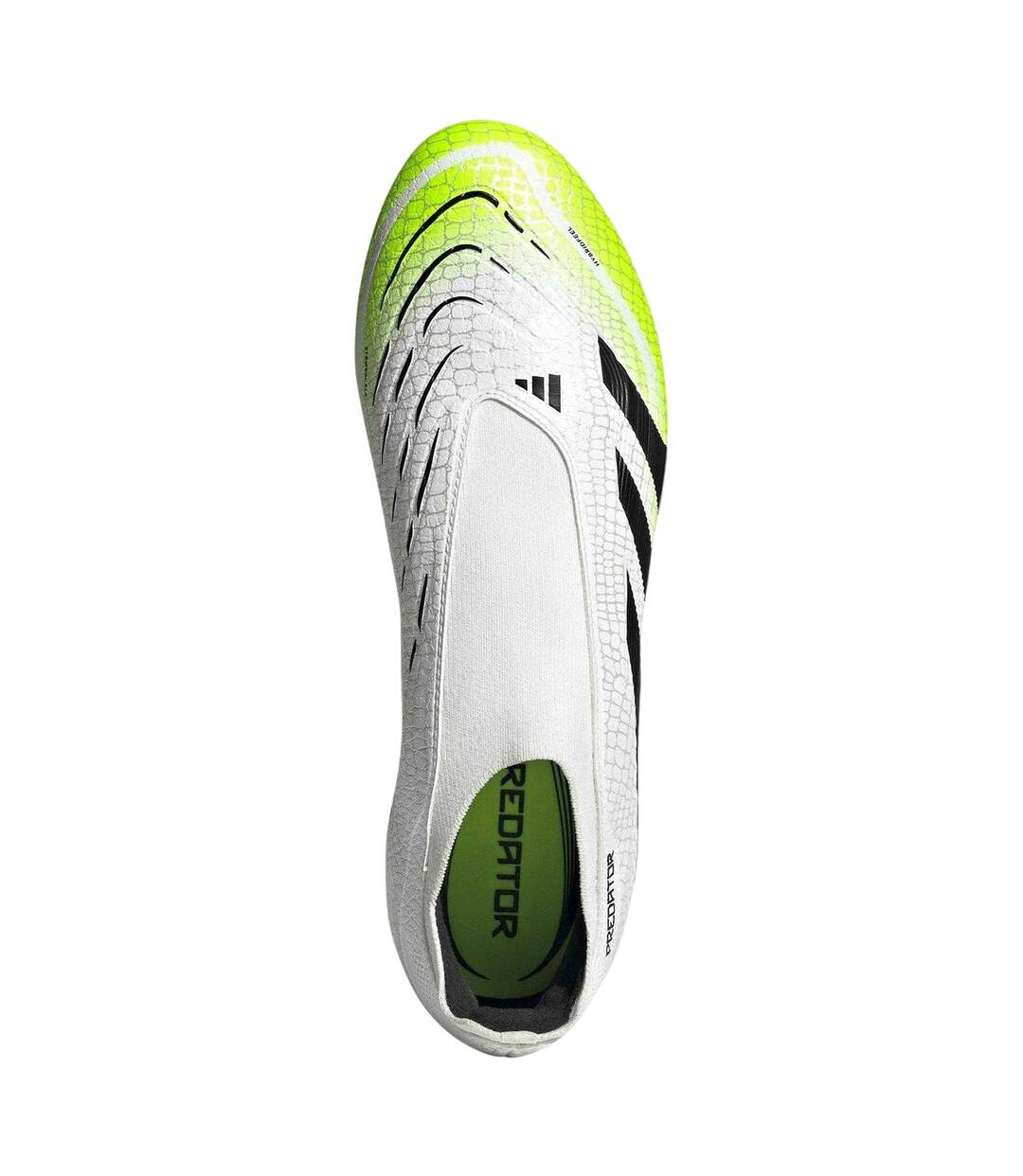 Chaussures De Foot Pour Terrain Ferme  League Homme Blanc Citron Predator-4