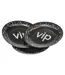 Lot de 6 Assiettes en Carton Vip 18cm Noir-1