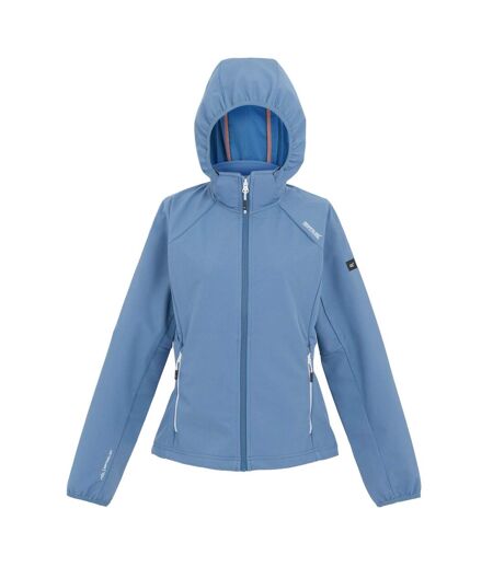 Veste Softshell Bourda Femme Bleu Blanc Regatta