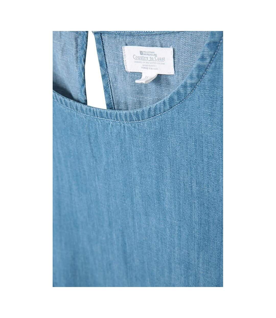 Womens/ladies Flora Casual Dress Denim Mountain Warehouse-4