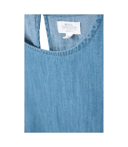 Womens/ladies Flora Casual Dress Denim Mountain Warehouse