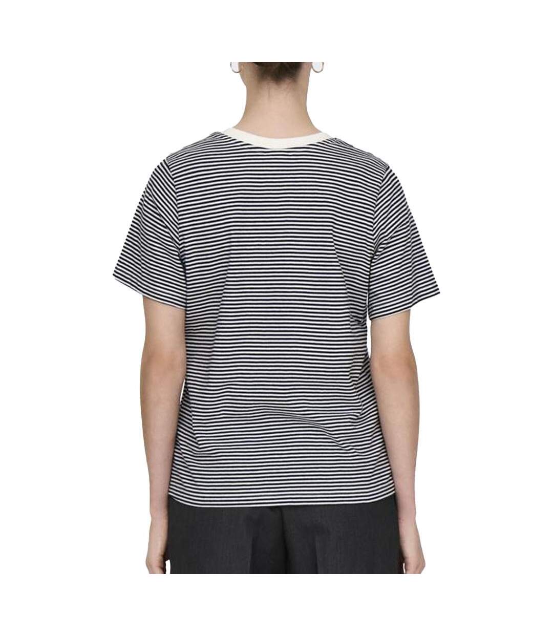 T-shirt marine/rayures femme jdy pisa-2