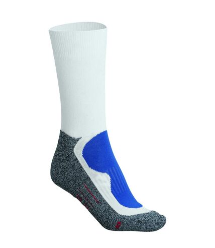 Chaussettes de sport - homme femme - JN211 - bleu et blanc