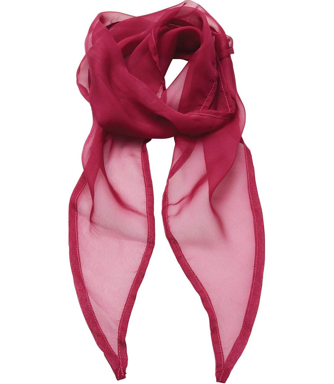 Foulard mousseline - PR740 - rose foncé-2