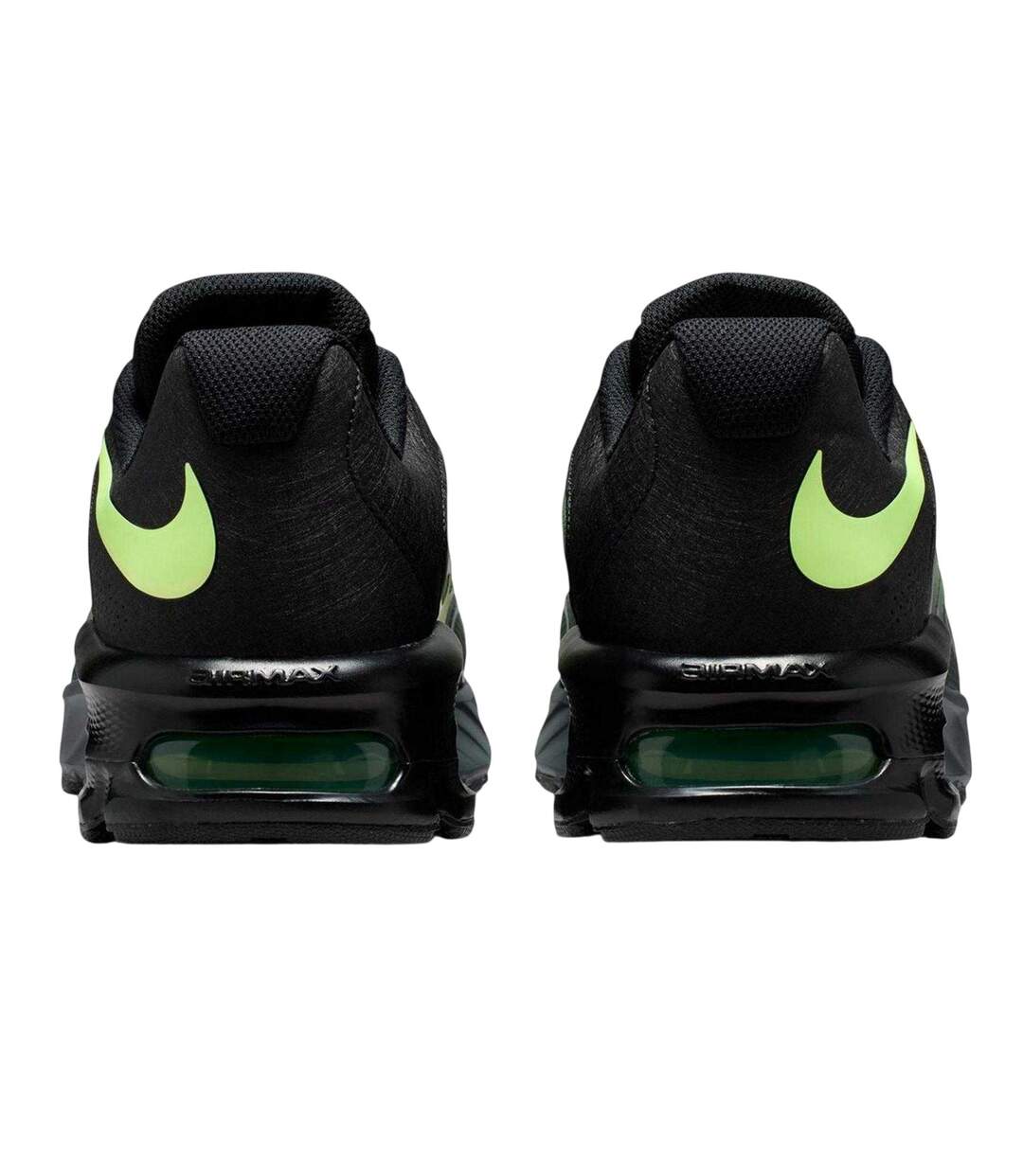 Mens Air Max Fire Lace Up Shoes Black Lime Nike-2