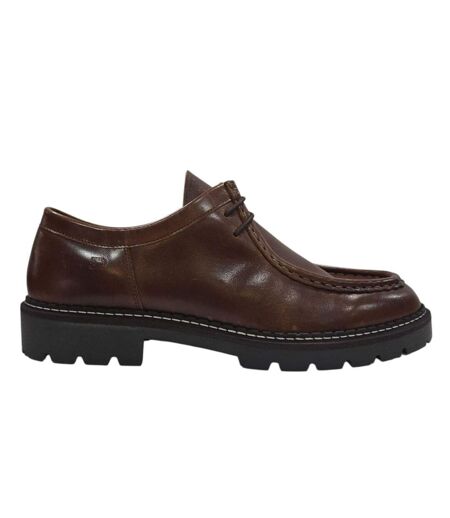 Mens Full Grain Leather Derby Shoes Brown Nicholas Deakins