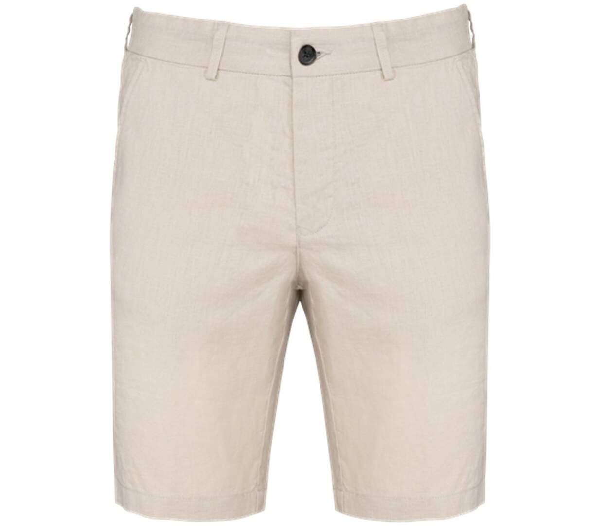 Bermuda en lin - Homme - PATS711 - beige linen sand-1