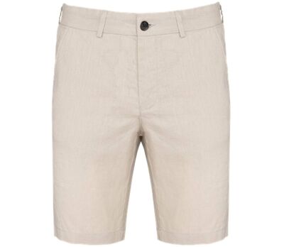 Bermuda en lin - Homme - PATS711 - beige linen sand