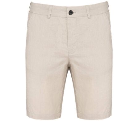 Bermuda en lin - Homme - PATS711 - beige linen sand