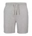 Build Your Brand Adults Unisex Terry Shorts (Heather Gray)