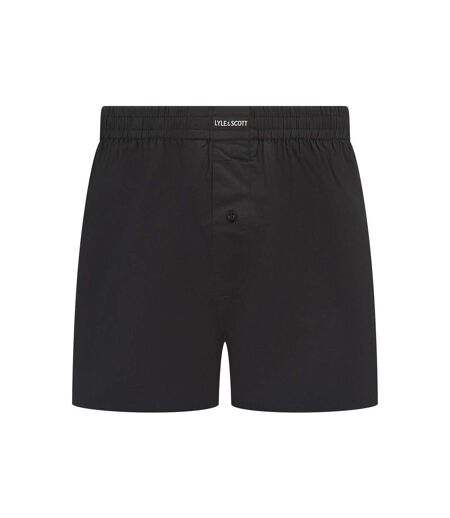 Lot De 3  Caleçons Tissés À Taille Élastiquée Homme Noir Lyle & Scott