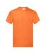 T-shirt Original Homme Orange Fruit Of The Loom-1
