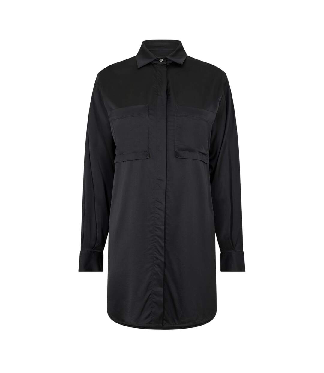 Robe Chemise Femme Noir Diesel-1