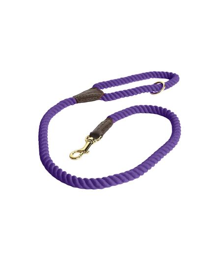 Twisted dog lead one size purple Digby & Fox
