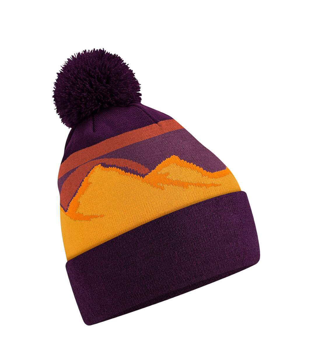 Bonnet Mountain Peaks Jaune Violet Beechfield-2