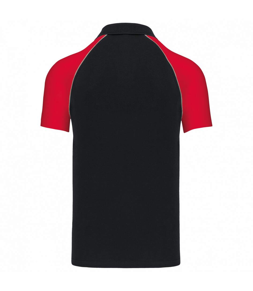 Polo homme noir / rouge Kariban Kariban