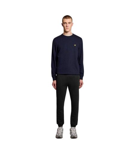 Pantalon De Jogging Uni À Taille Élastiquée Homme Noir Lyle & Scott