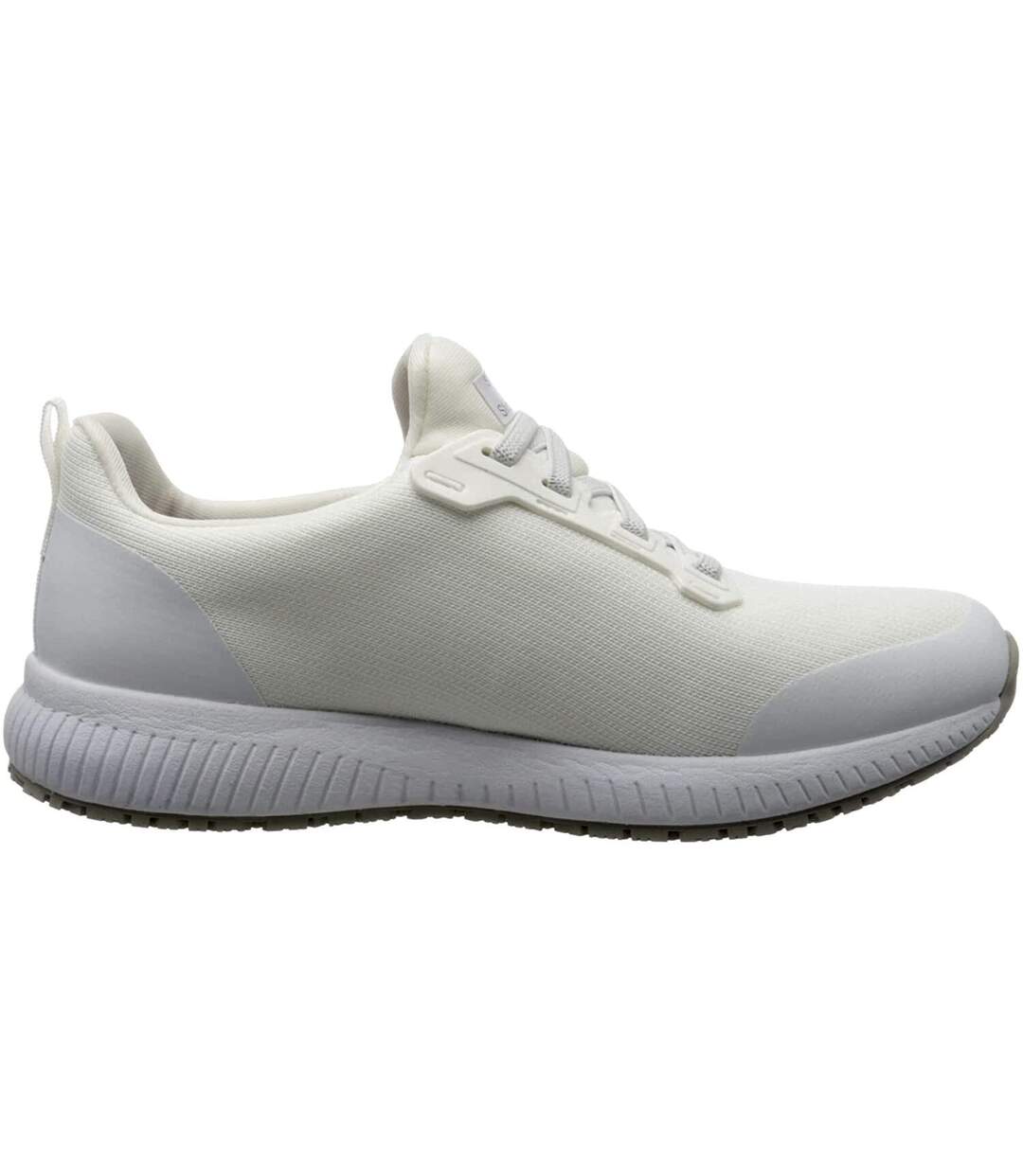 Womens/ladies safety shoes white Skechers-3