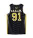 Maillot De Basket Cream Homme Noir Jaune Amplified-2