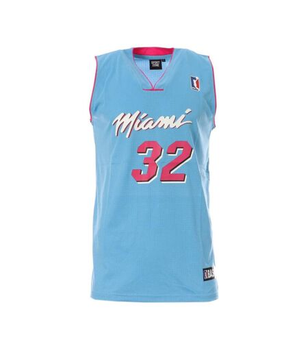 Miami Maillot de basket Bleu/Rose Homme Sport Zone - L