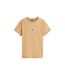 Womens/ladies Chest Logo Crew Neck T-shirt Camel Tommy Hilfiger-1