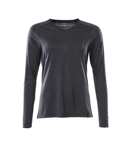 T-shirt Manches Longues Accelerate Femme Bleu Marine Foncé Mascot