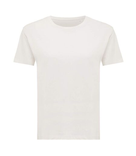 Womens/ladies yala recycled cotton lightweight t-shirt ivory white Iqoniq