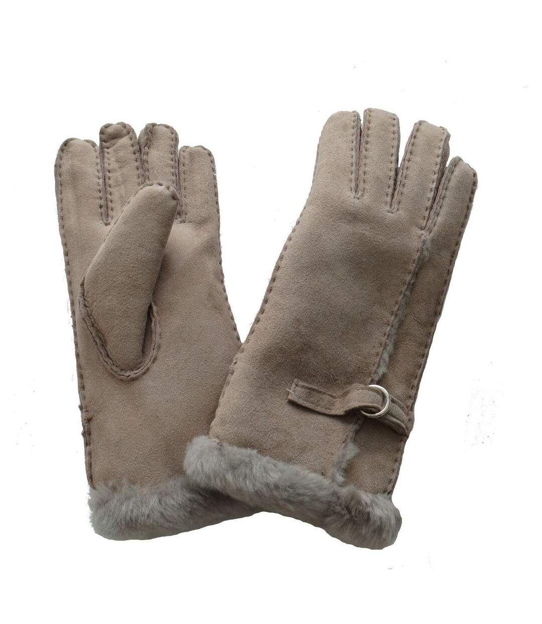 Eastern Counties Leather - Gants femme en peau de mouton avec boucle (Beige) - UTEL226