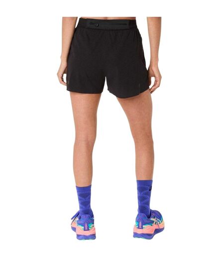 Short De Course Motif/style Logo Femme Noir Asics