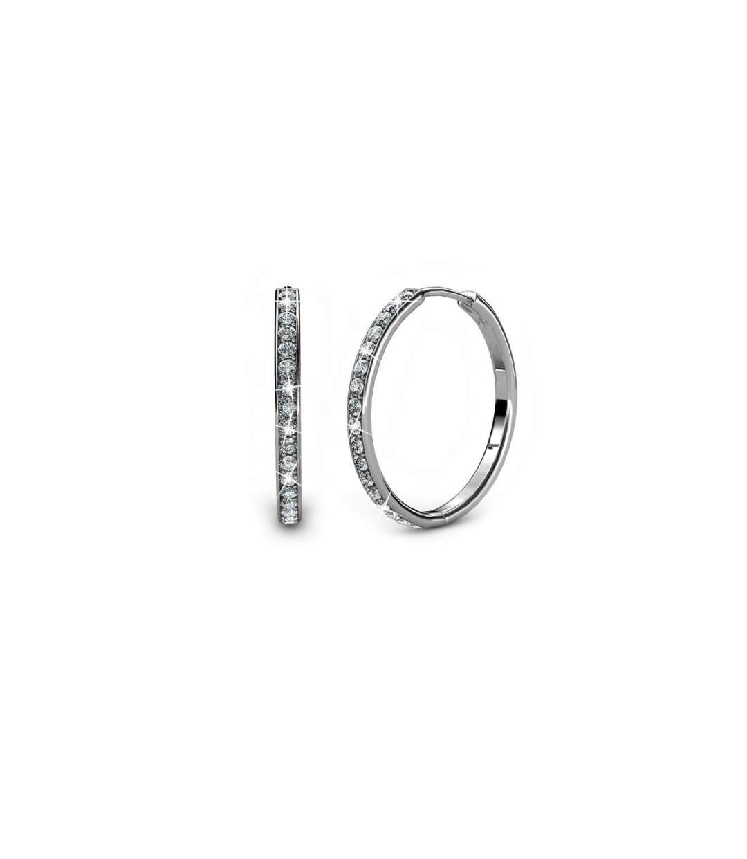 Parures Chic Circle Hoop, Cristal d'Autriche-2