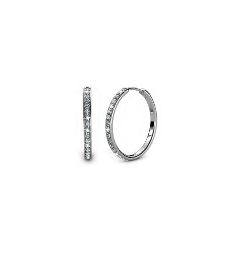 Parures Chic Circle Hoop, Cristal d'Autriche