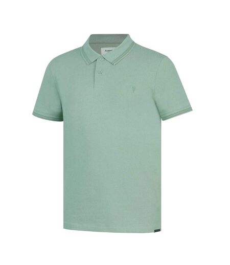 Polo Motif/style Logo Lazer Homme Vert Clair Firetrap