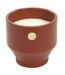 Bougie Parfumée Ciment Médaillon 12cm Pivoine-1