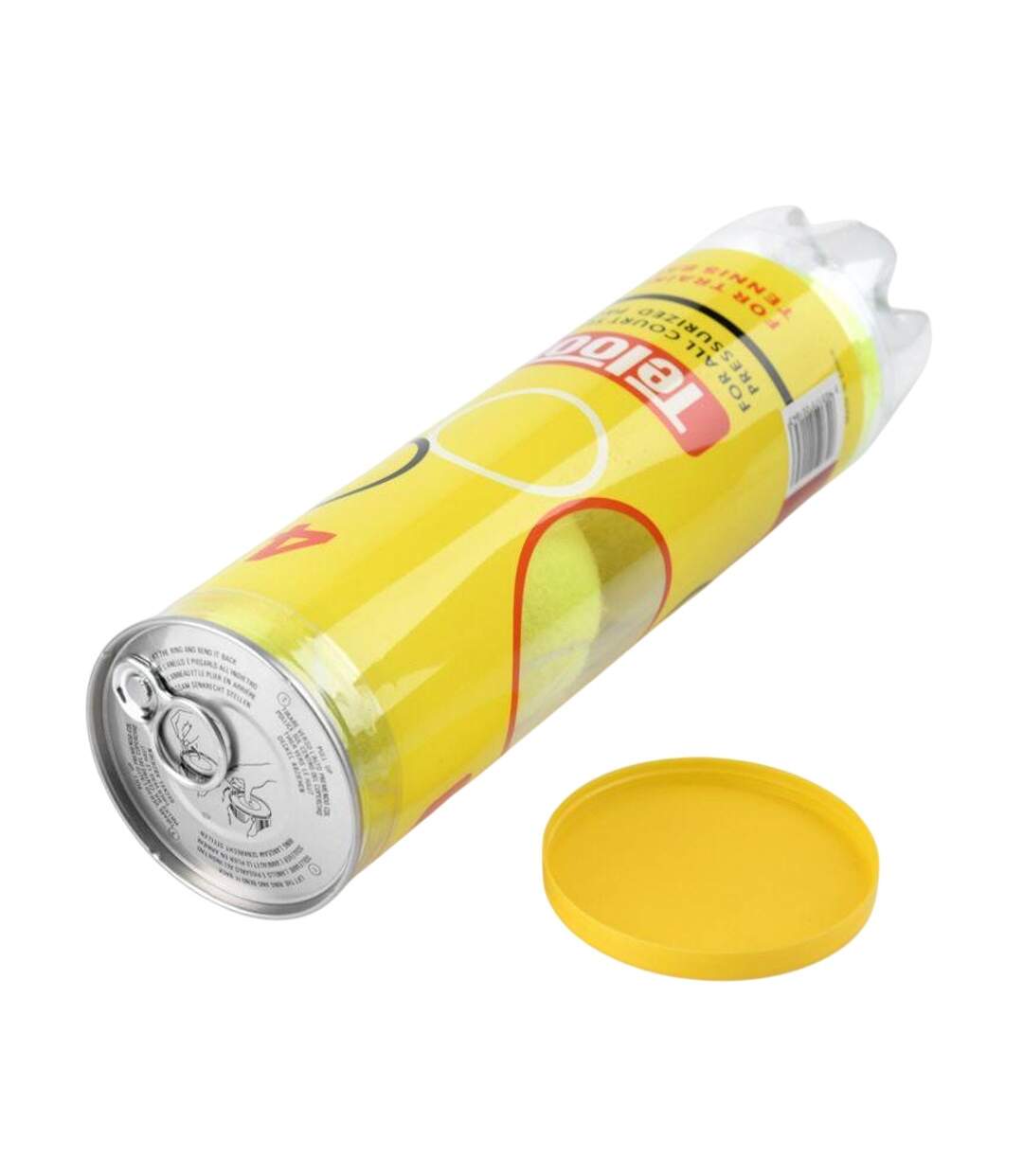 Balles De Tennis T801p4 Taille Unique Jaune Teloon-2