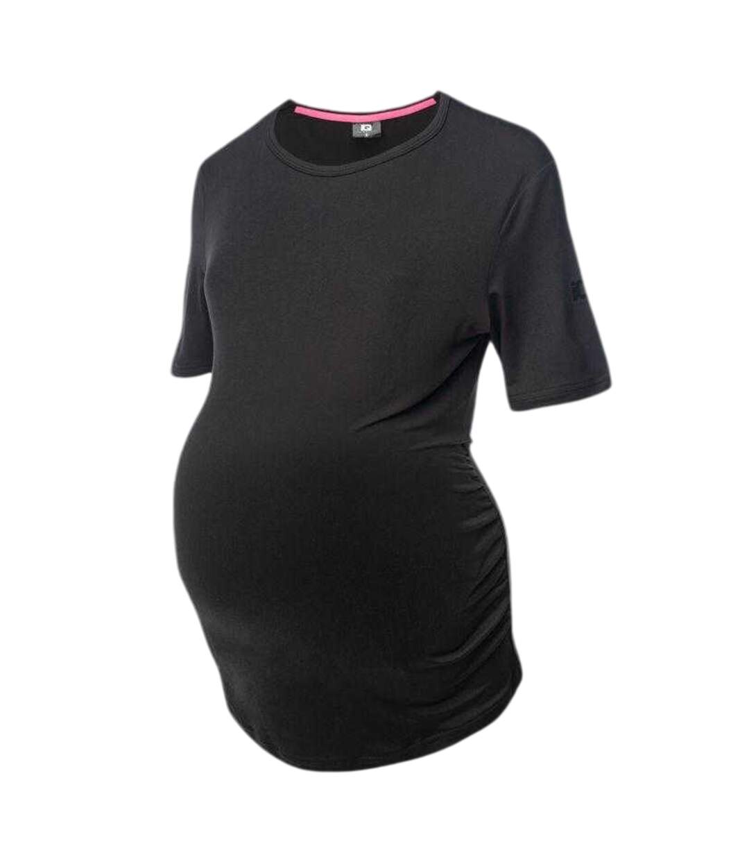 T-shirt Motif/style Logo Laika Femme Noir IQ-1