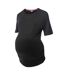 T-shirt Motif/style Logo Laika Femme Noir IQ-1