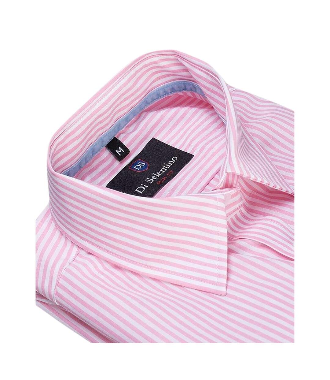 Chemisier Cuba Femme Rose Blanc Di Selentino-2