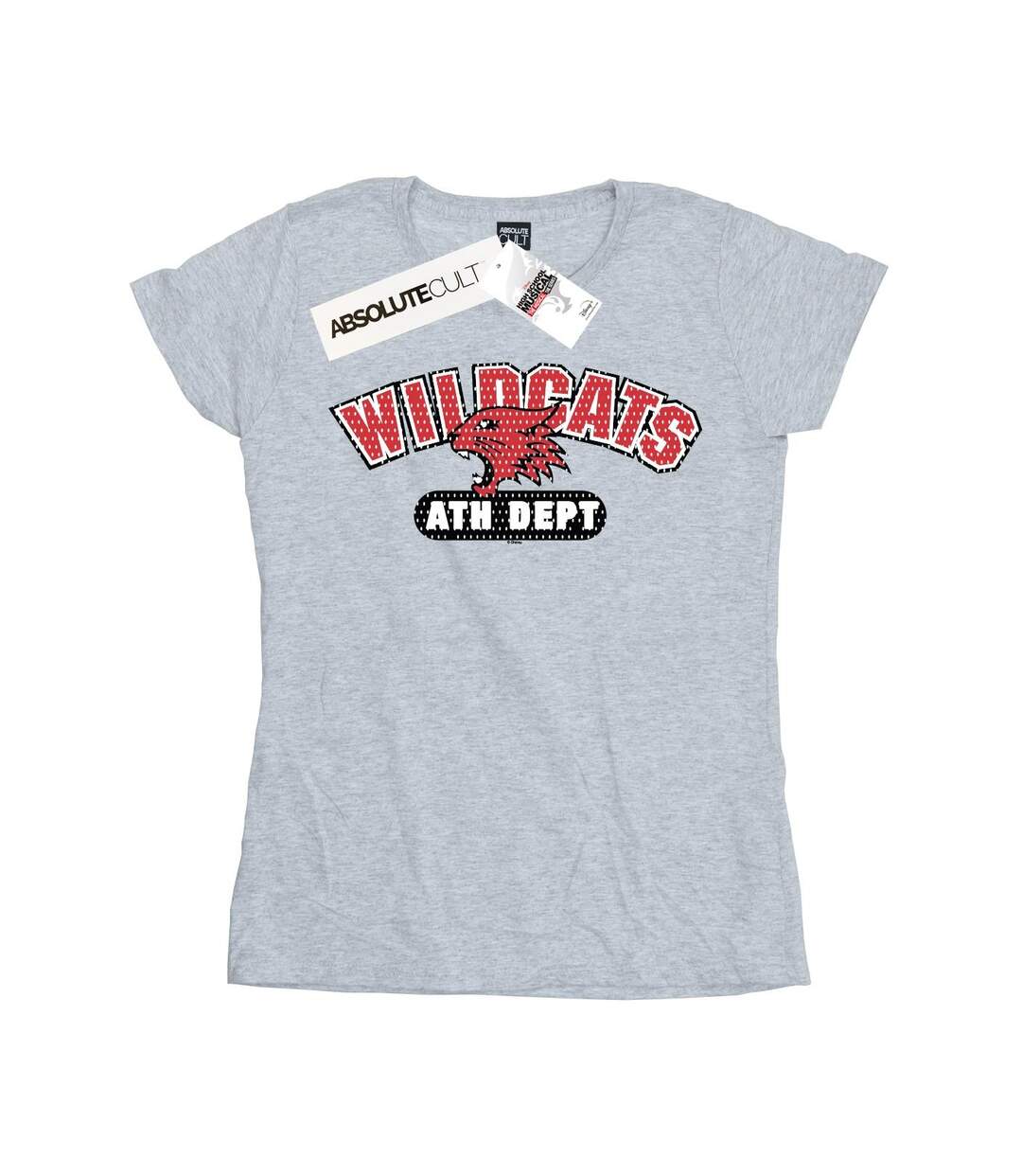 Disney T-shirt en coton High School Musical The Musical Wildcats Athletic Womens/Ladies (Gris sportif) - UTBI24355-1