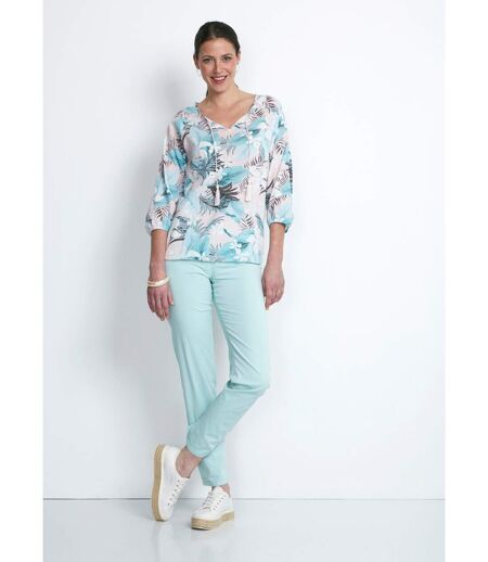 Tunique manches 3/4 voile