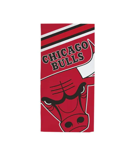 Chicago bulls serviette de plage rouge sport zone 140x70cm