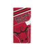 Chicago bulls serviette de plage rouge sport zone 140x70cm-1