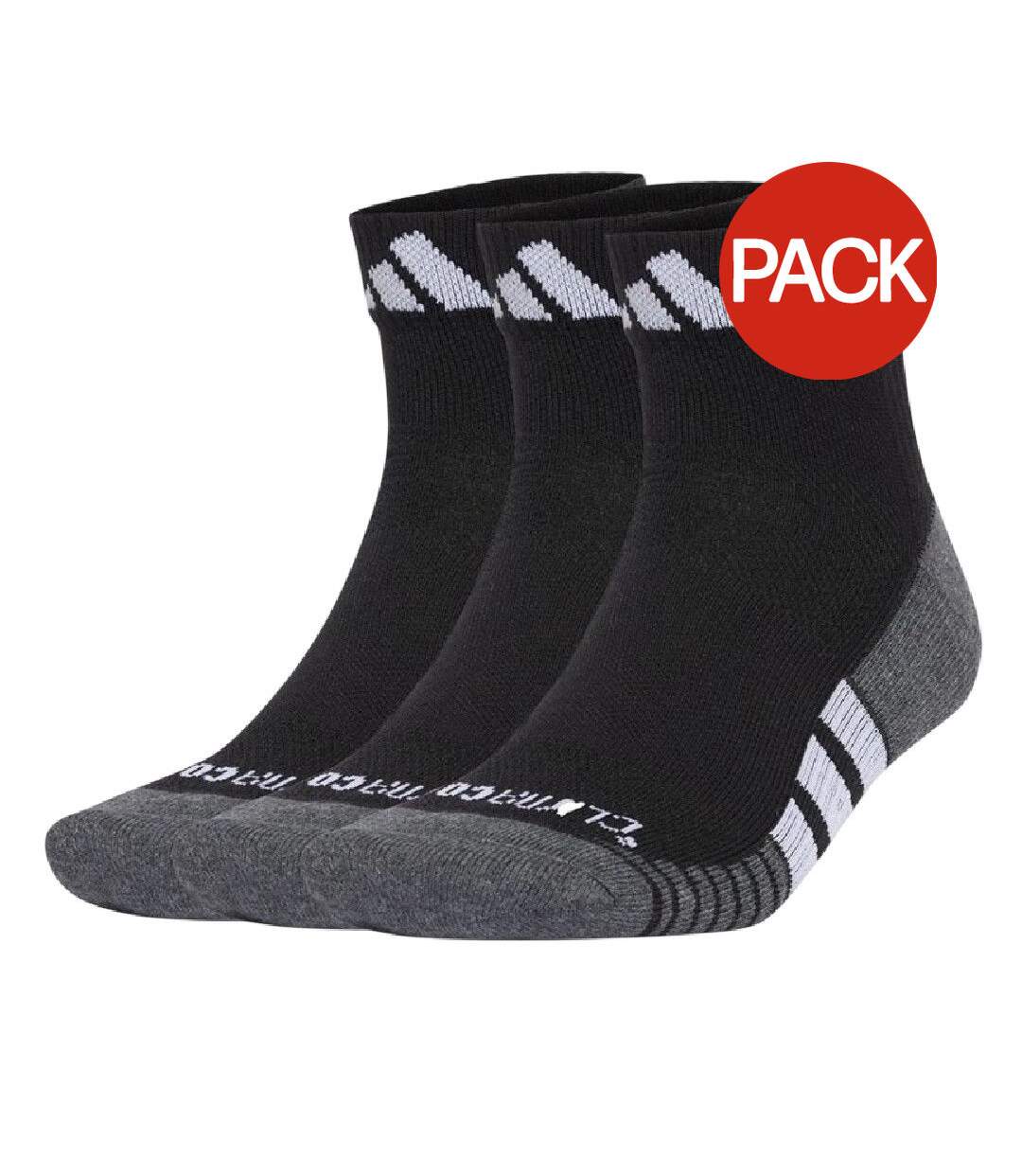 Lot De 3  Chaussettes Adulte Noir Adidas-1