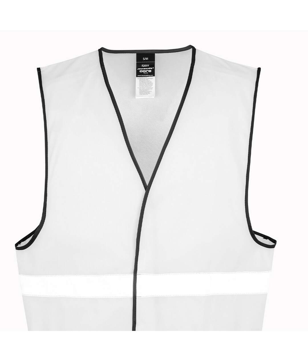 Gilet haute visibilité core enhanced adulte blanc SAFE-GUARD by Result-2